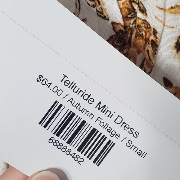 SKYLAR MADISON Telluride Autumn Foliage Floral Mini Dress - Picture 5 of 8